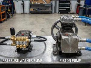 مقایسه تخصصی پمپ کارواش و پمپ پیستونی راهنمای جامع خرید