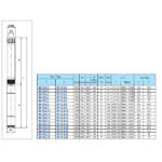 الکتروپمپ شناور سه فاز 6 اینچ SAER مدل NR-152A/9 ساخت ایتالیا - Image 2