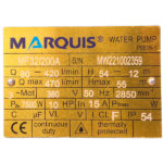 پمپ فلنچی 10 اسب 55 متری مارکوئیس مدل MF32/200A MARQUIS - Image 2