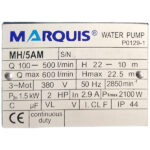 پمپ 2 اینچ 2 اسب تکفاز مارکوئیس مدل MHF5/AM MARQUIS - Image 4