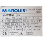 پمپ 2 اینچ 1.5 اسب مارکوئیس مدل MHF5/BM MARQUIS - Image 3