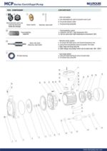 پمپ نیم اسب بشقابی مارکوئیس مدل MCP130 MARQUIS - Image 3