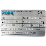 لجنکش تکفاز فلوتردار SAER ایتالیا مدل TEX- 2M - Image 2