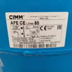 منبع تحت فشار دیافراگمی 10 بار 80 لیتری عمودی  CIMM ایتالیا - تصویر 2