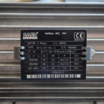 الکتروموتور 3 اسب(2.2 کیلووات) 1450 دور سه فاز برند  SAER ایتالیا - Image 3